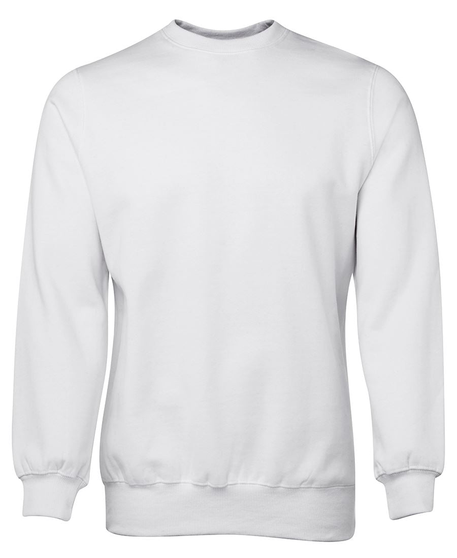 JB's Fleecy Sweat - White - Front