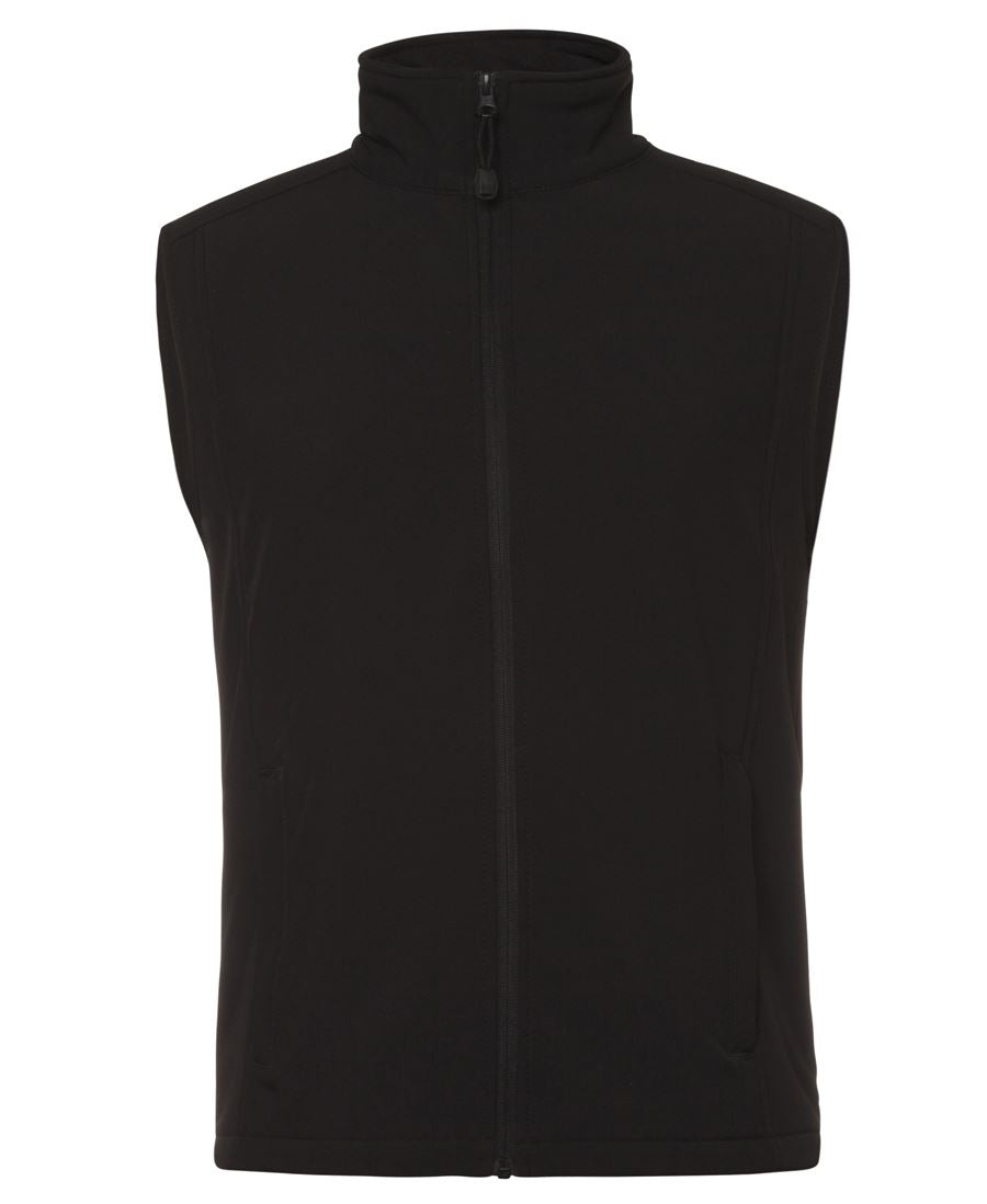 JB's Layer Soft Shell Vest - Black - Front