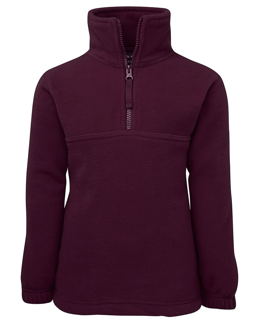 JB's Kids 1/2 Zip Polar - Maroon - Front