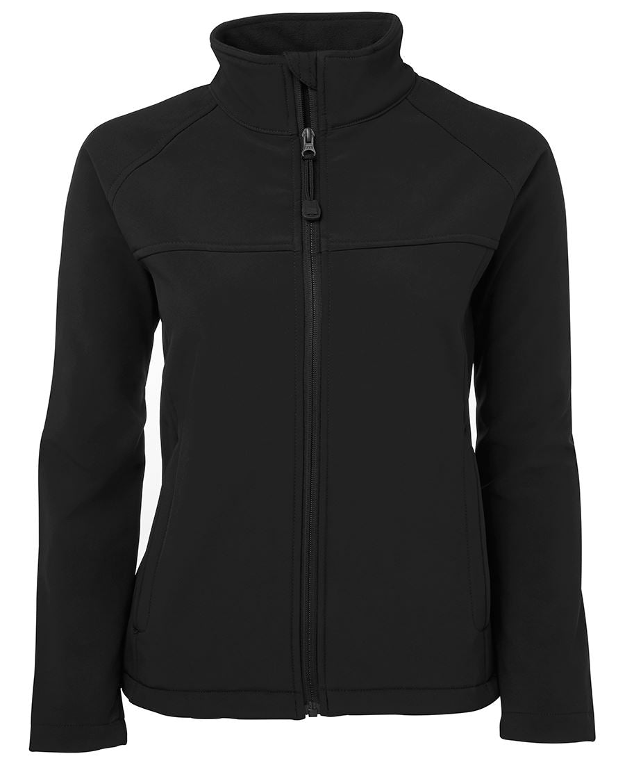 JB's Ladies Layer Soft Shell Jacket - Black - Front