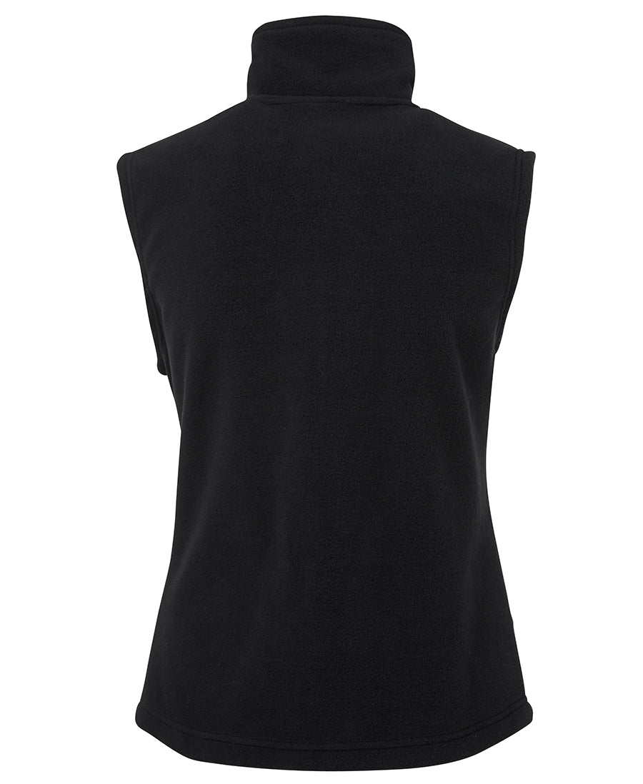 JB's Ladies Polar Vest - Black - Back