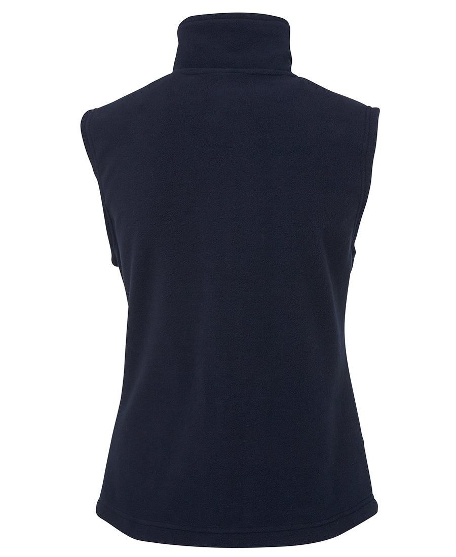 JB's Ladies Polar Vest - Navy - Back
