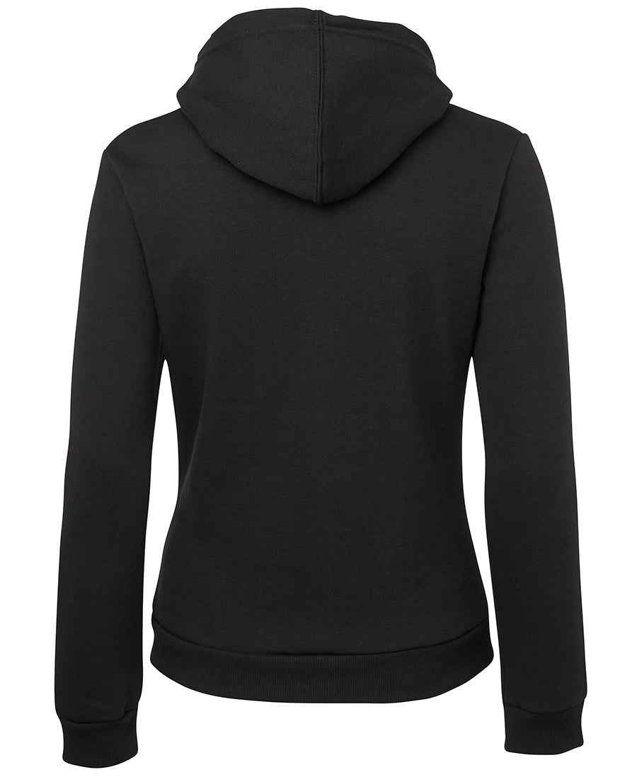 JB's Ladies P/C Full Zip Hoodie - Black - Back