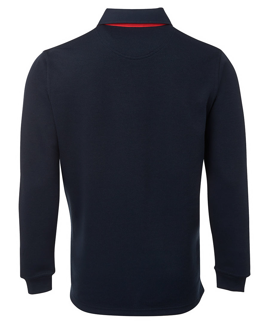 JB's 2 Tone Rugby - Navy/Red - Back