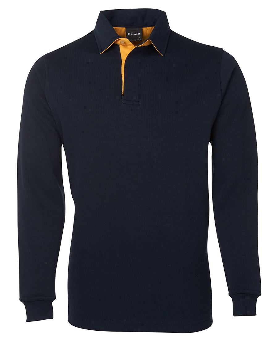 JB's 2 Tone Rugby - Navy/Gold - Front
