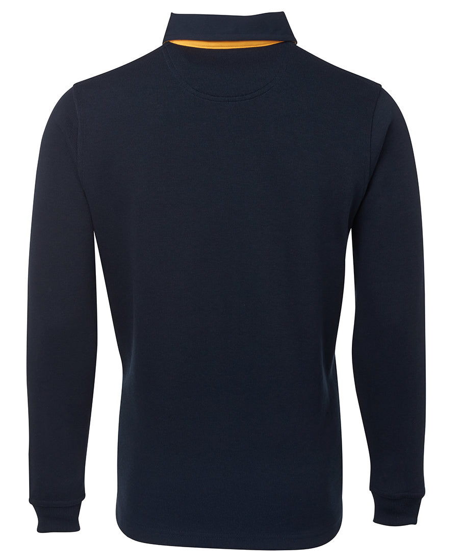 JB's 2 Tone Rugby - Navy/Gold - Back