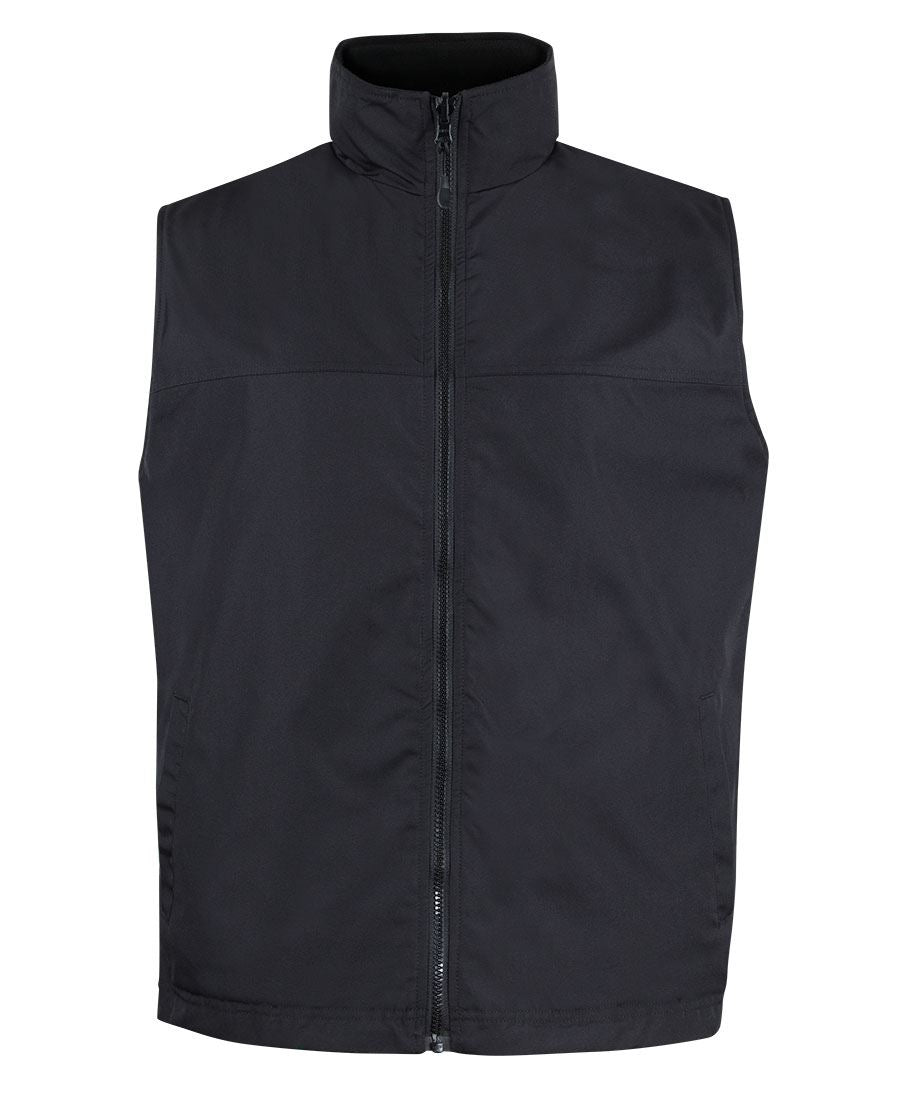 JB's Reversible Vest - Black/Black - Front