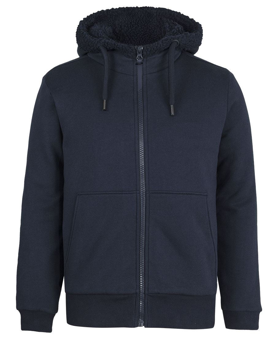 JB's Premium Full Zip 670gsm Shepherd Hoodie - Navy/Navy - Front