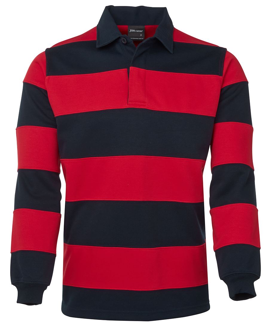 JB's Striped Rugby - Navy/Red - Front