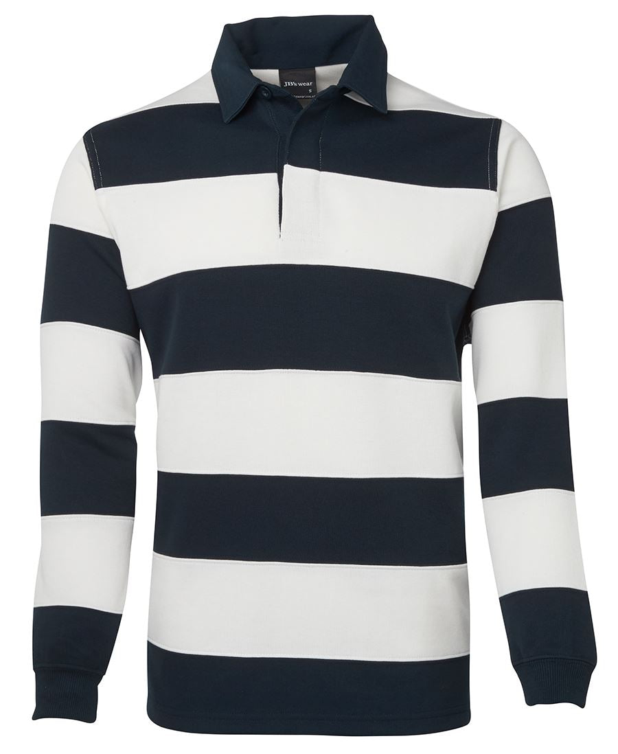 JB's Striped Rugby - Navy/White - Front