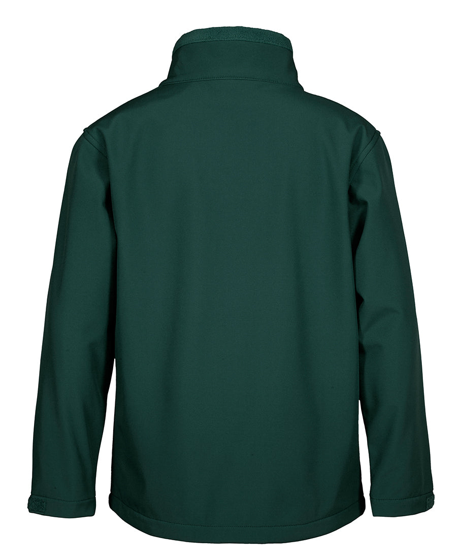 Podium Adults & Kids Three Layer Softshell Jacket - Forest - Back