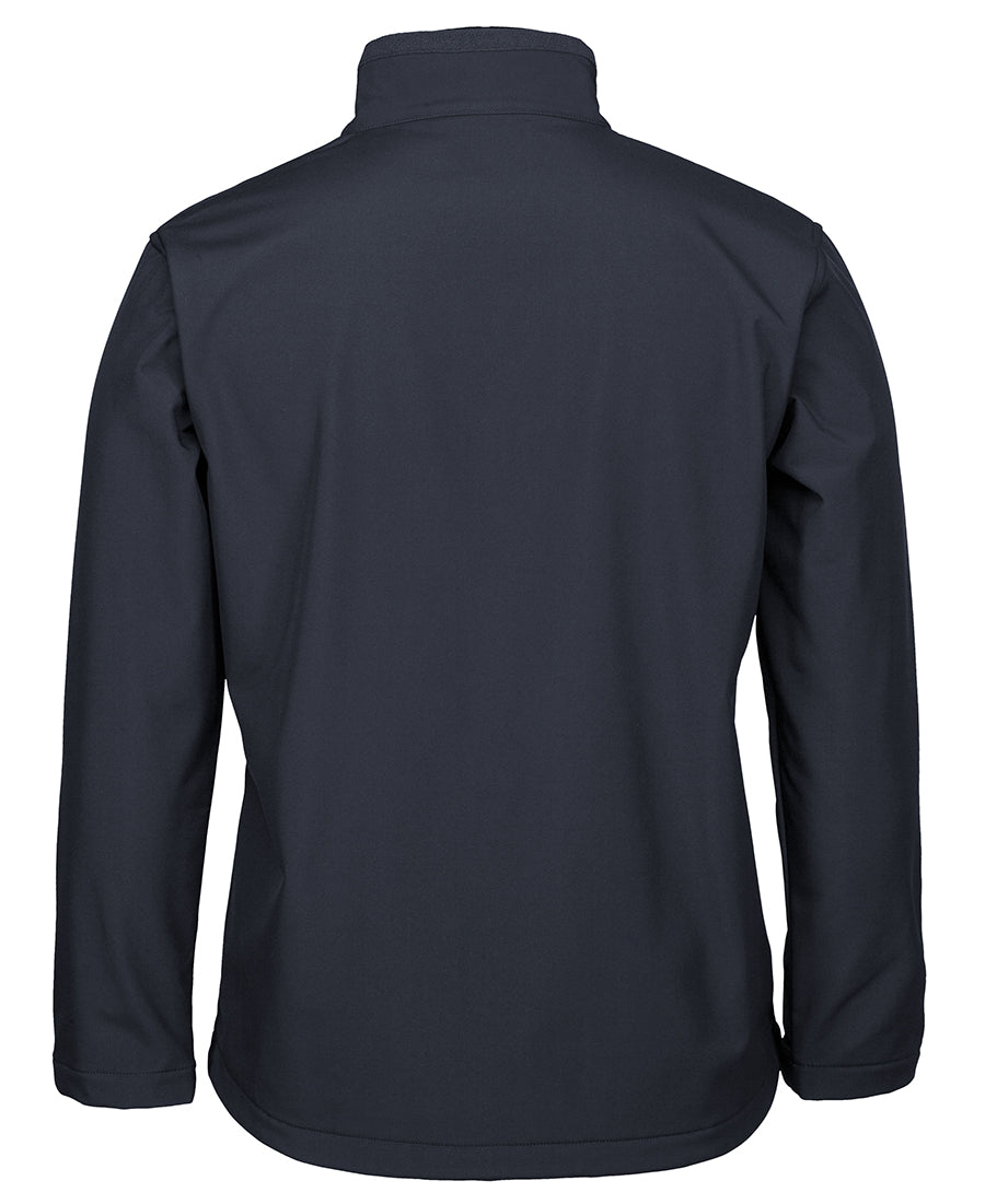 Podium Adults & Kids Three Layer Softshell Jacket - Navy - Back