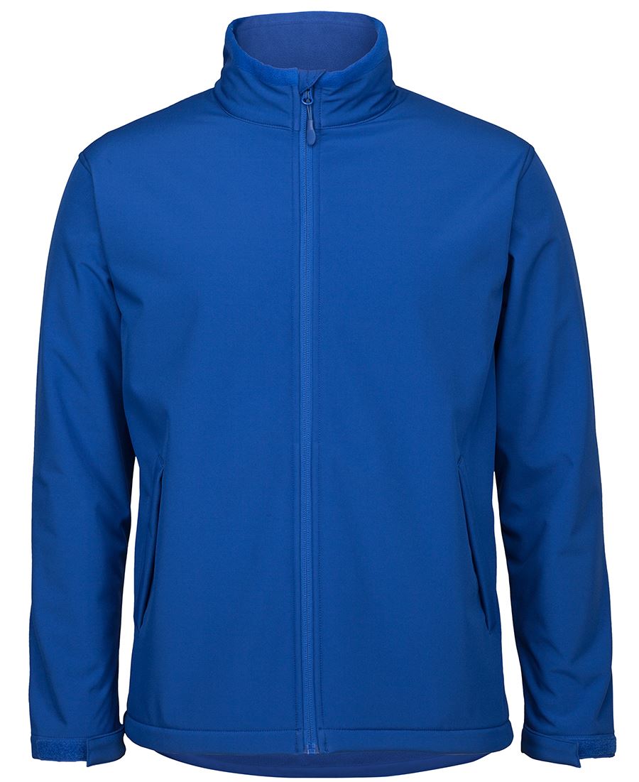 Podium Adults & Kids Three Layer Softshell Jacket - Royal - Front