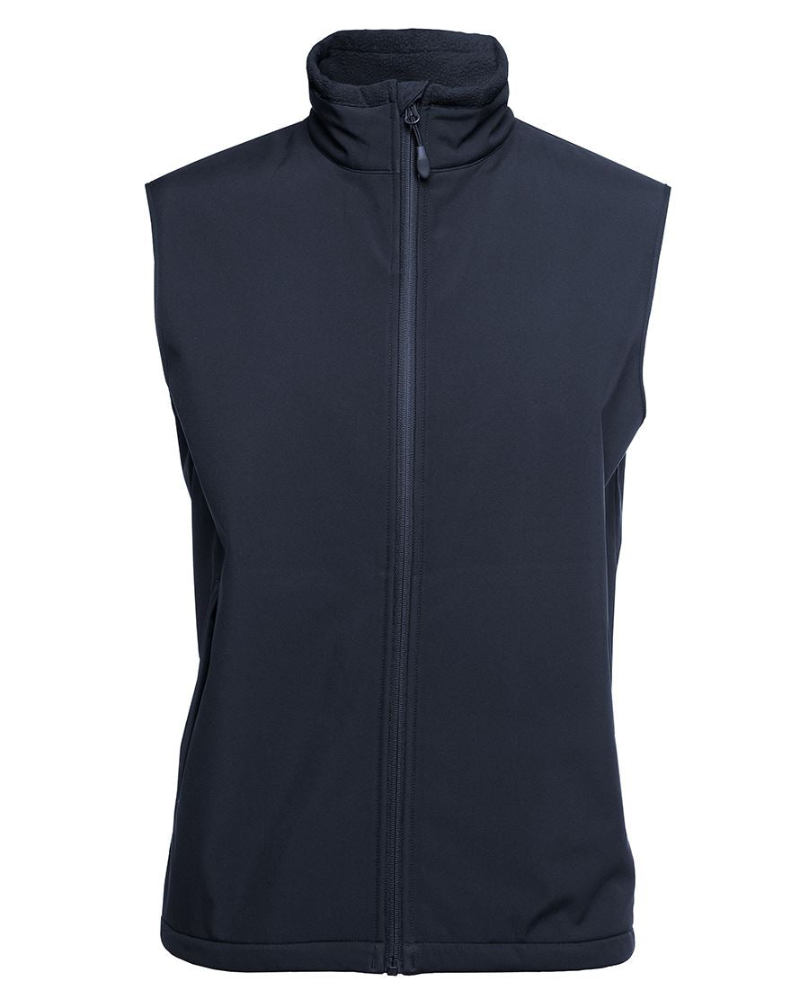 Podium Three Layer Softshell Vest - Navy - Front