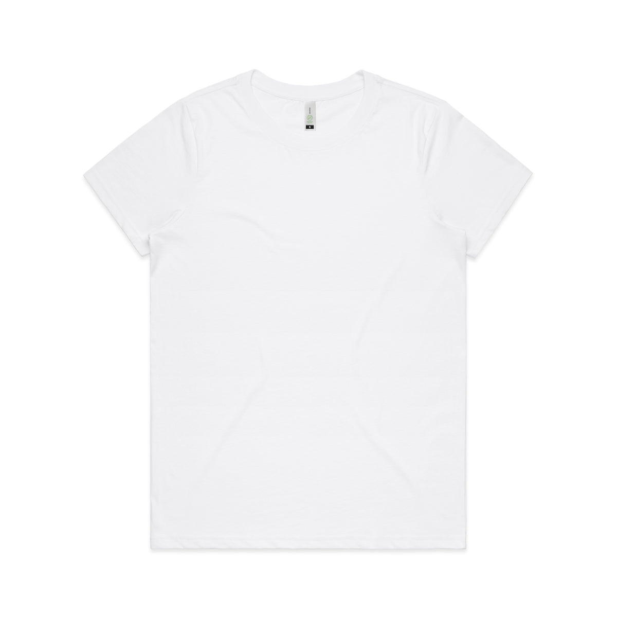 Wo's Maple Organic Tee 4001G - White - Front