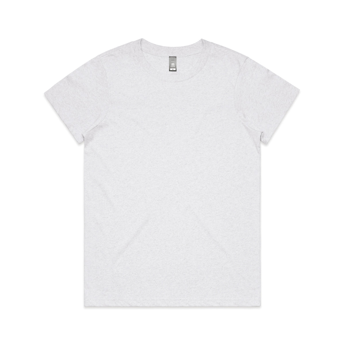 Wo's Maple Marle Tee 4001MS - White Marle - Front