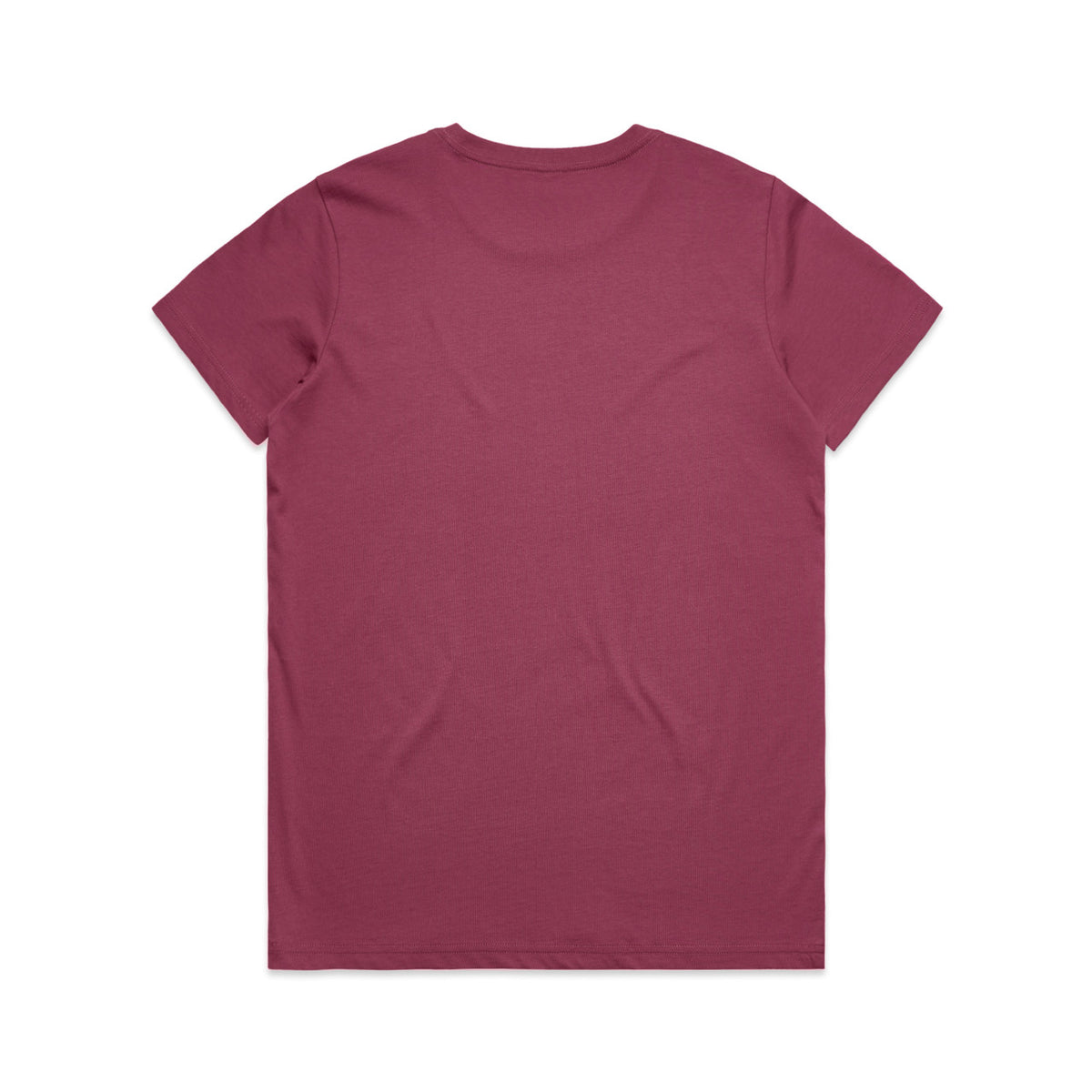 Wo's Maple Tee - Berry - Back