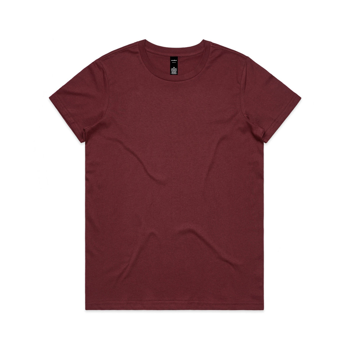 Wo's Maple Tee - Burgundy