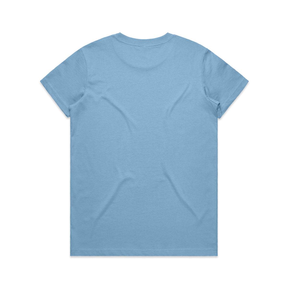 Wo's Maple Tee - Carolina blue - Back