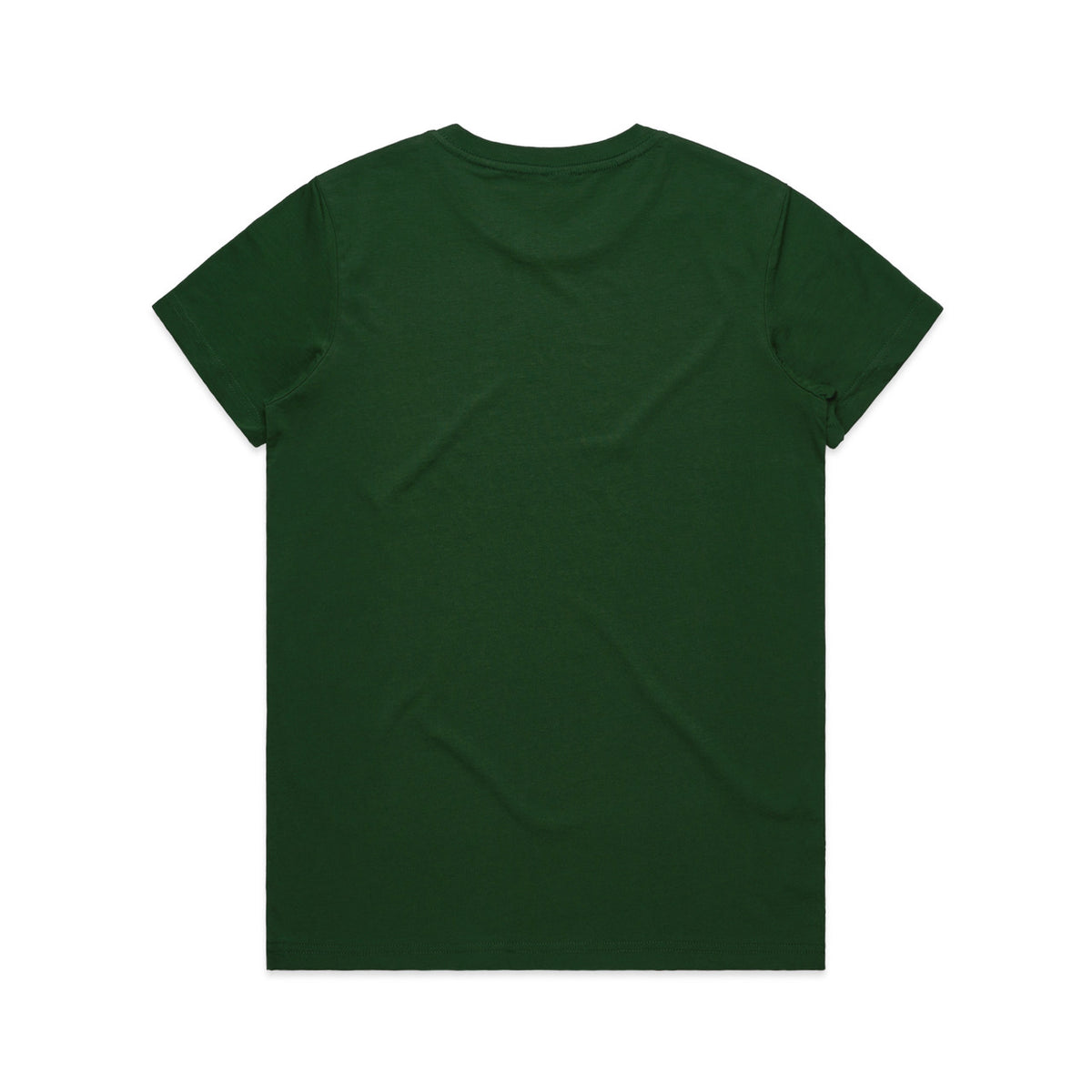 Wo's Maple Tee - Forest green - Back