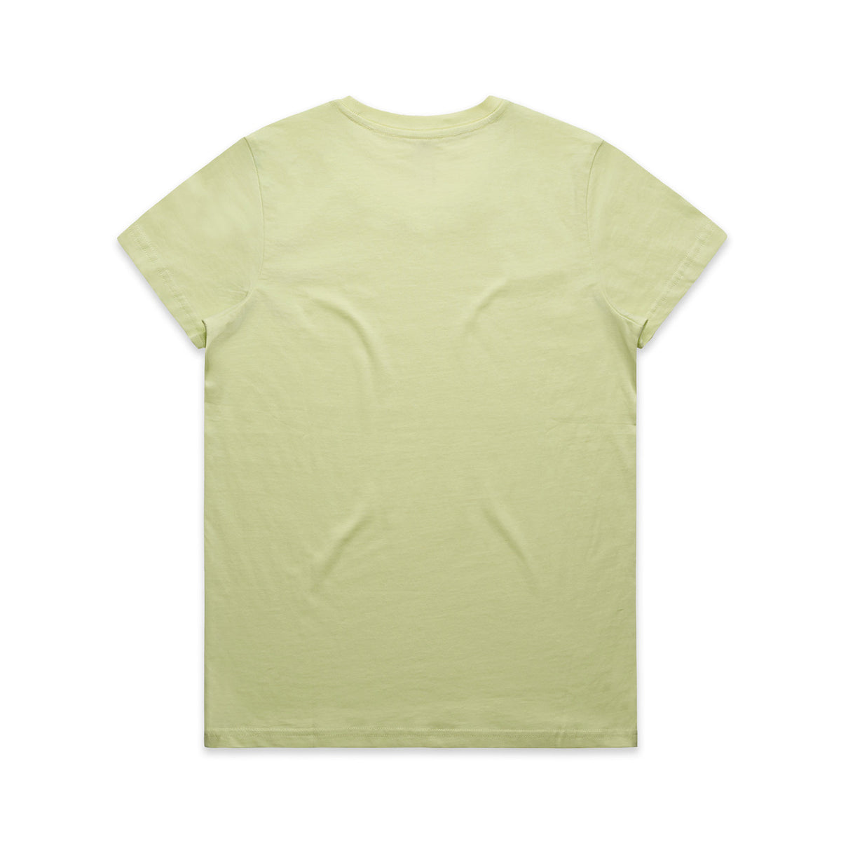 Wo's Maple Tee - Lime - Back