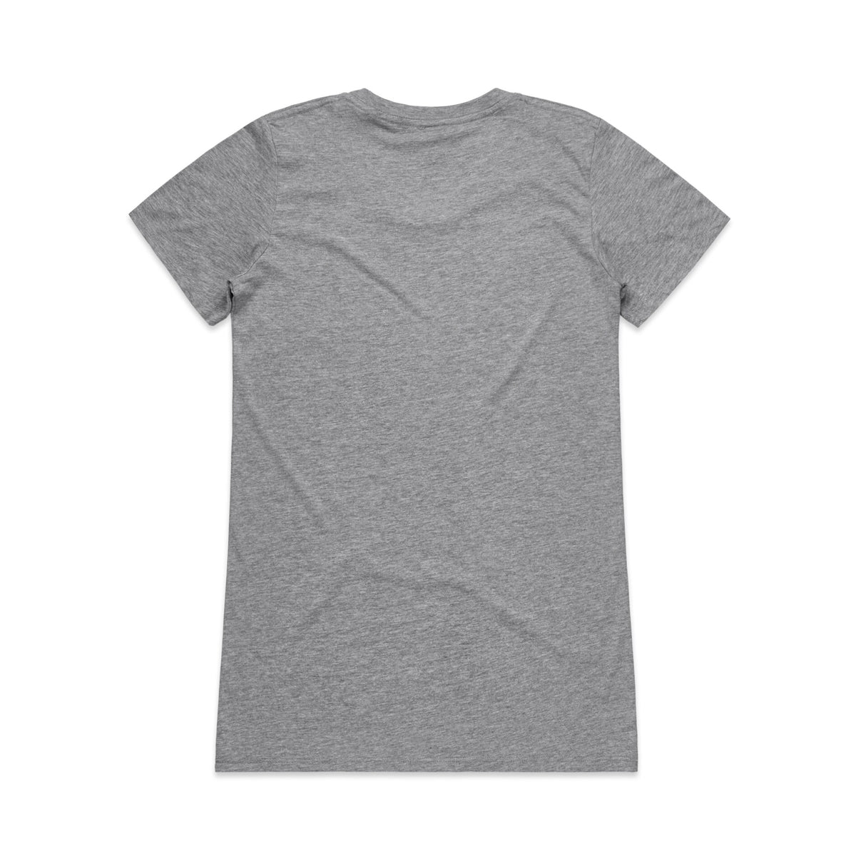 Wo's Wafer Tee 4002A - Grey Marle - Back