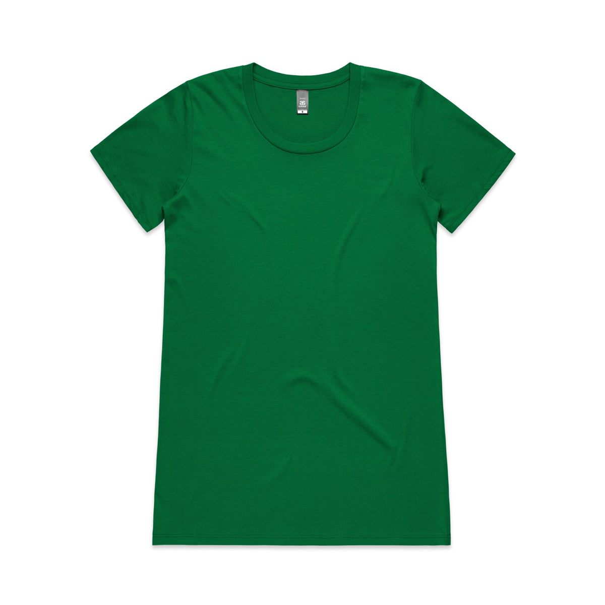 Wo's Wafer Tee 4002A - Kelly Green - Front