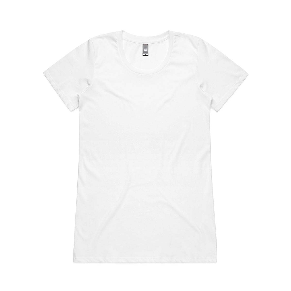 Wo's Wafer Tee 4002A - White - Front