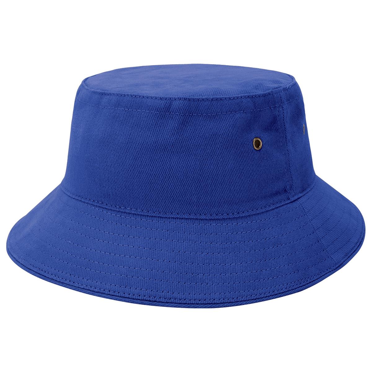 Sandwich Brim Bucket Hat - Royal / Royal - Front