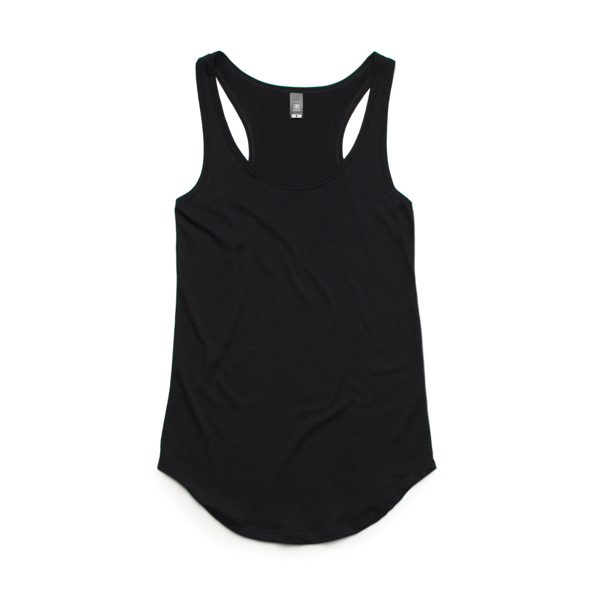 Wo's Dash Racerback Tank 4007 - Black - Front