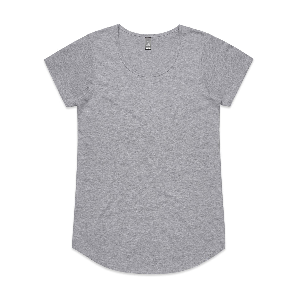 Wo's Mali Tee 4008 - Grey Marle - Front