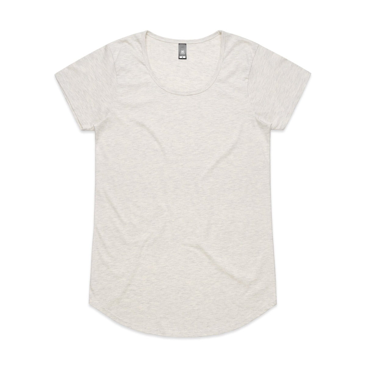 Wo's Mali Tee 4008S - Oatmeal Marle - Front