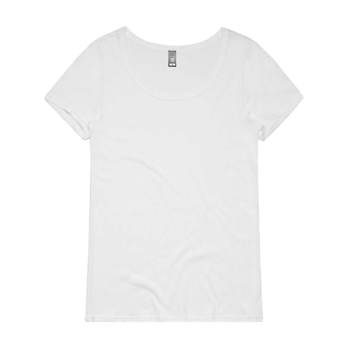 Wo's Sale Shutter Tee 4011SS - White - Front