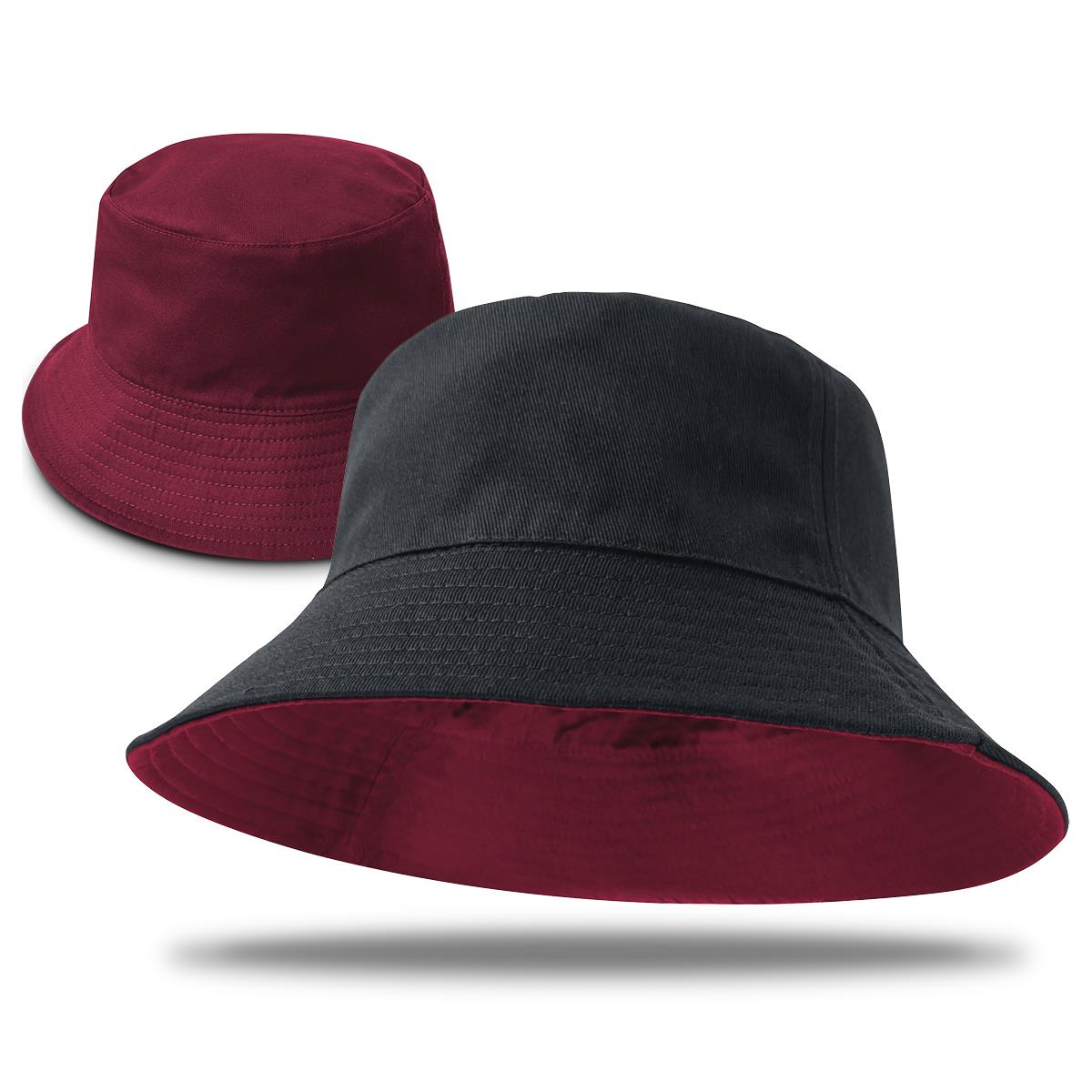 Switch Reversible Bucket - Black / Maroon - Front