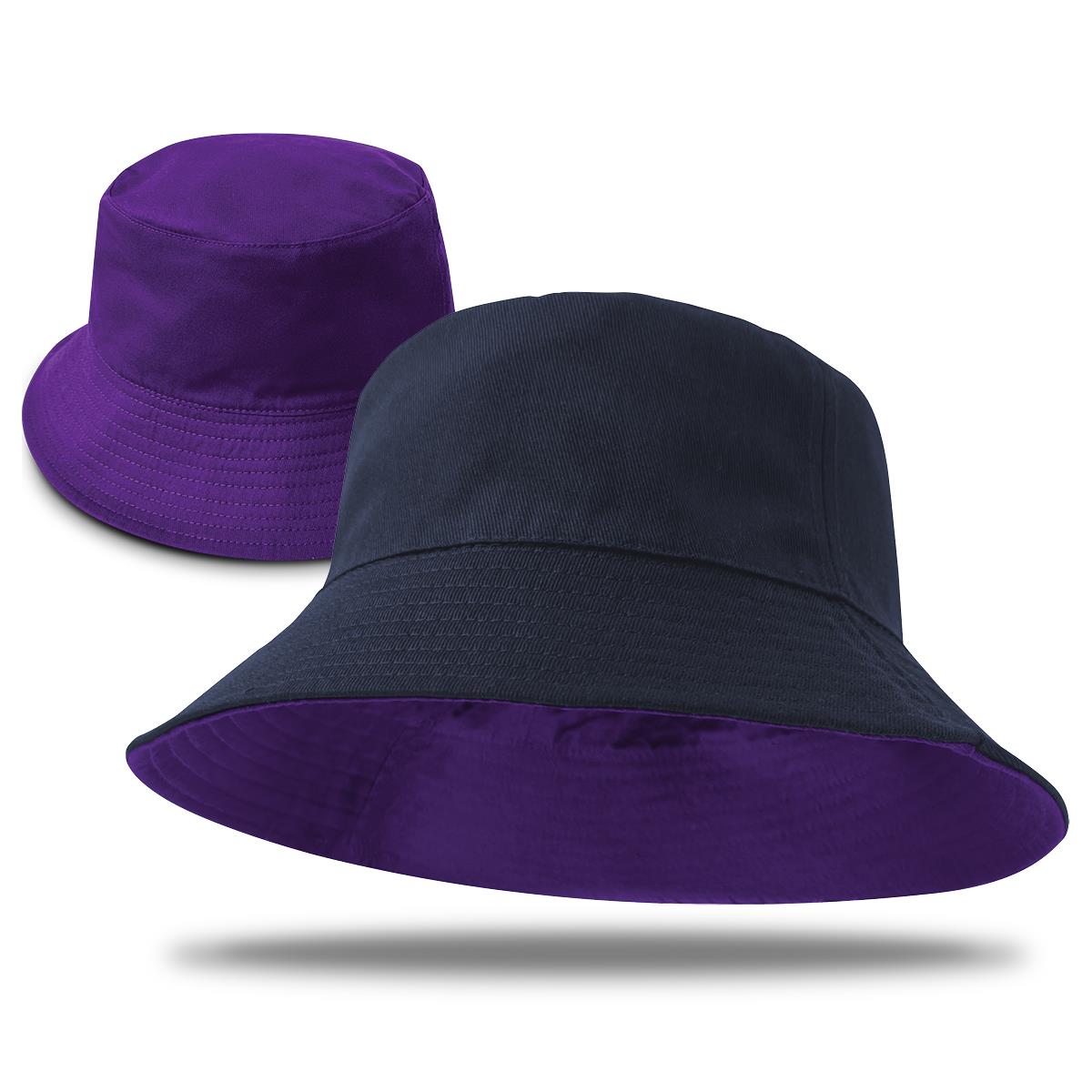 Switch Reversible Bucket - Navy / Purple - Front
