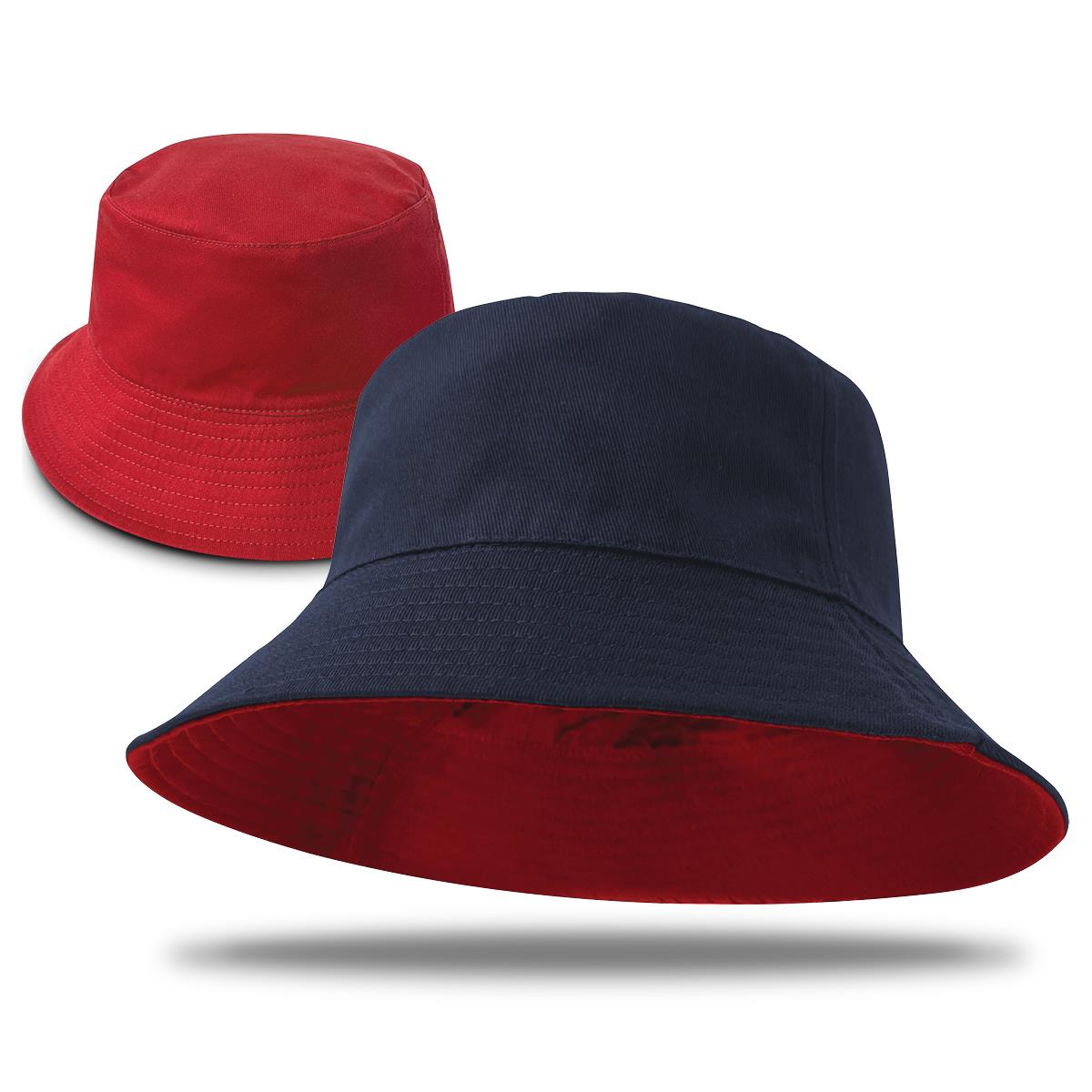 Switch Reversible Bucket - Navy / Red - Front