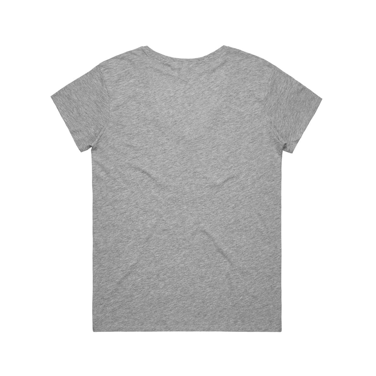 Wo's Chloe V Neck 4015S - Grey Marle - Back