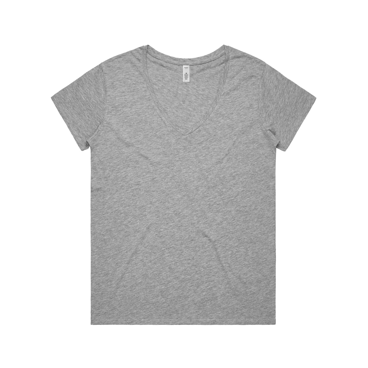 Wo's Chloe V Neck 4015S - Grey Marle - Front