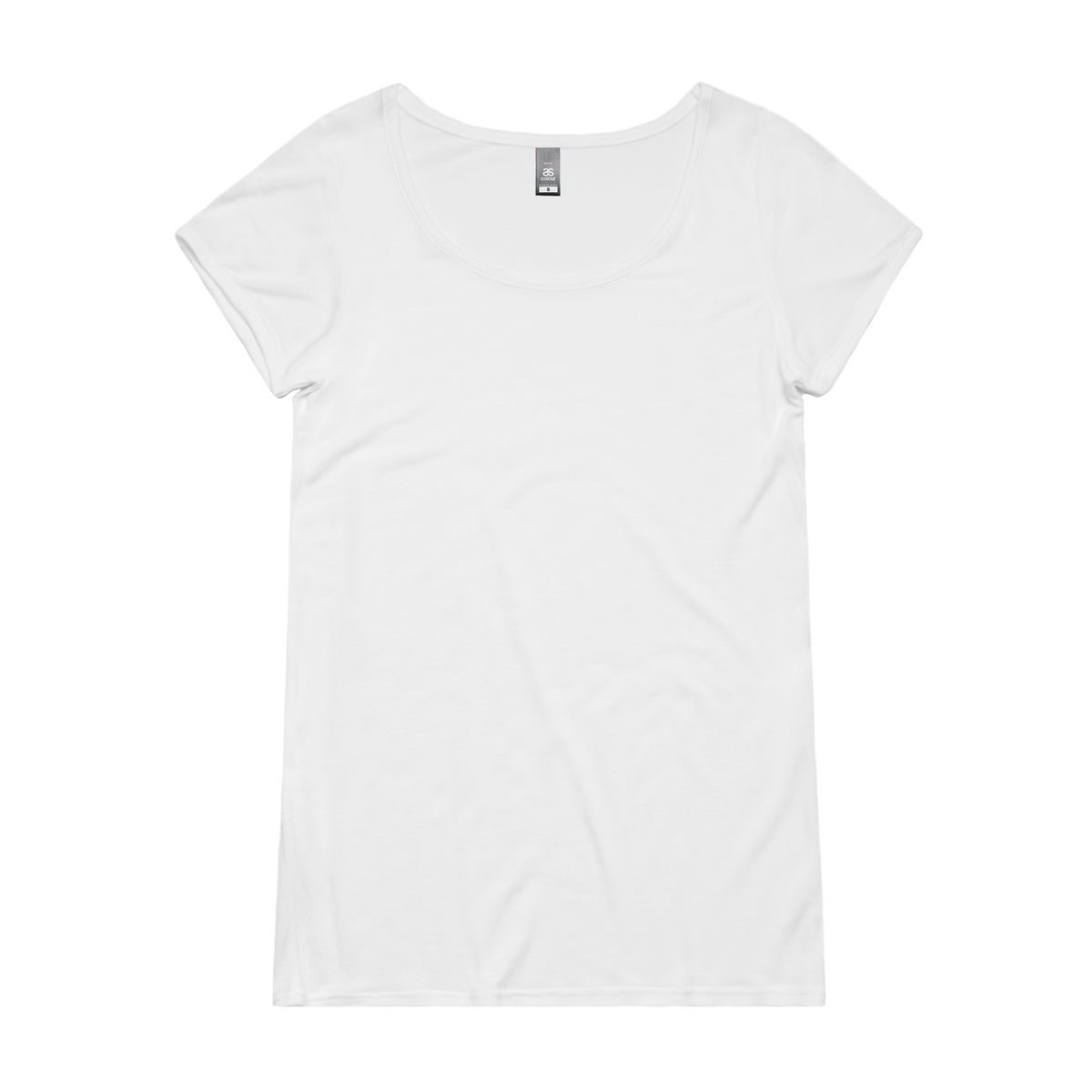Wo's Note Tee 4019S - White - Front