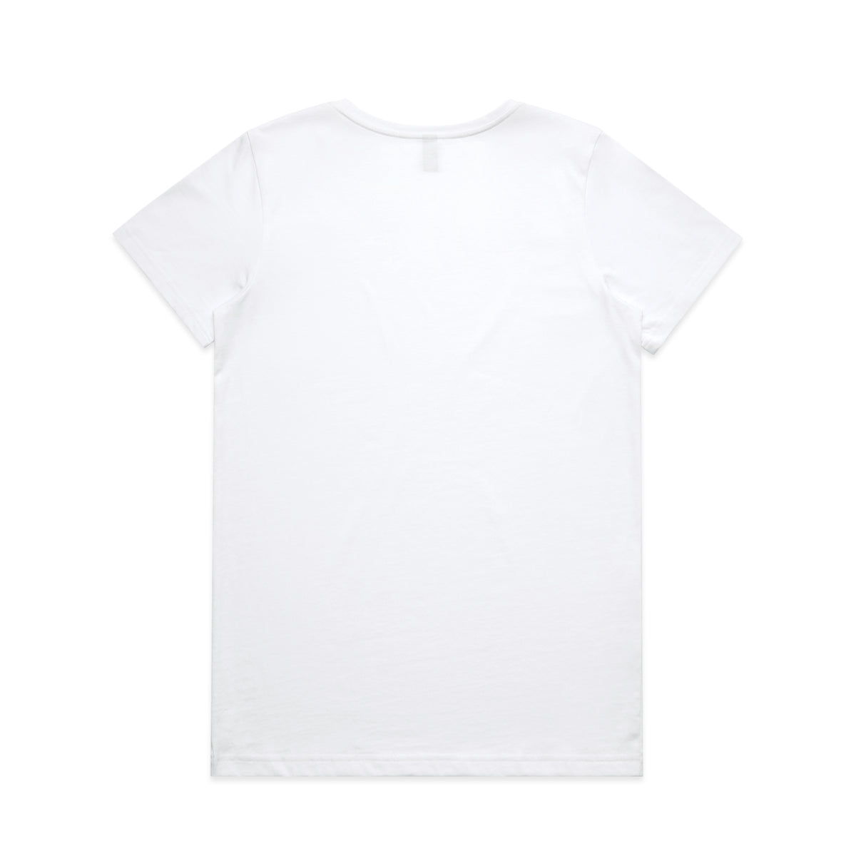 Wo's Maple Scoop Tee 4019 - White - Back