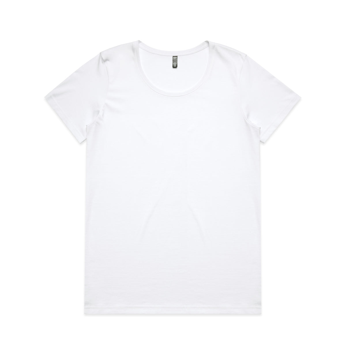 Wo's Maple Scoop Tee 4019 - White - Front