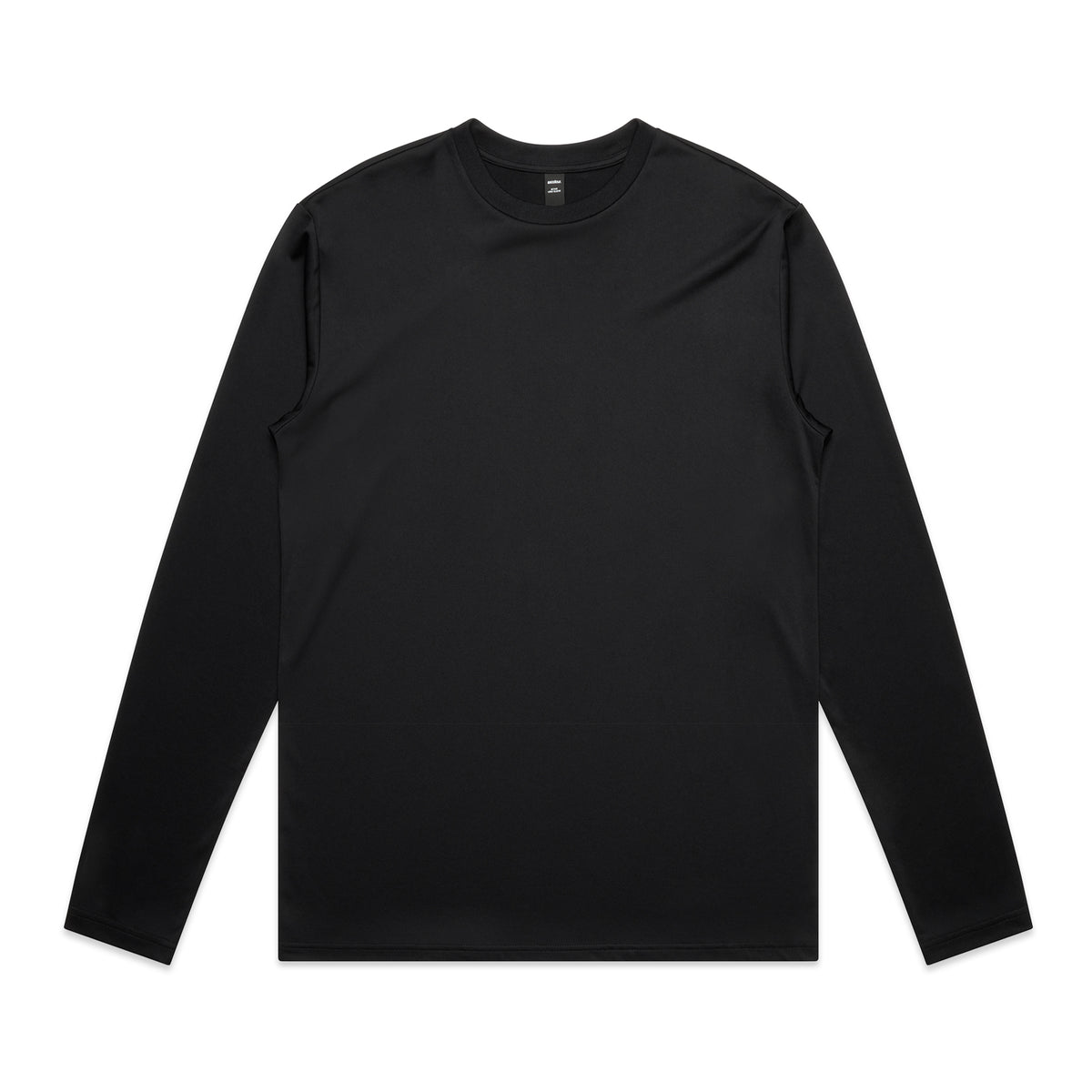 Wo's Maple Active L/S Tee 4020A - Black - Front
