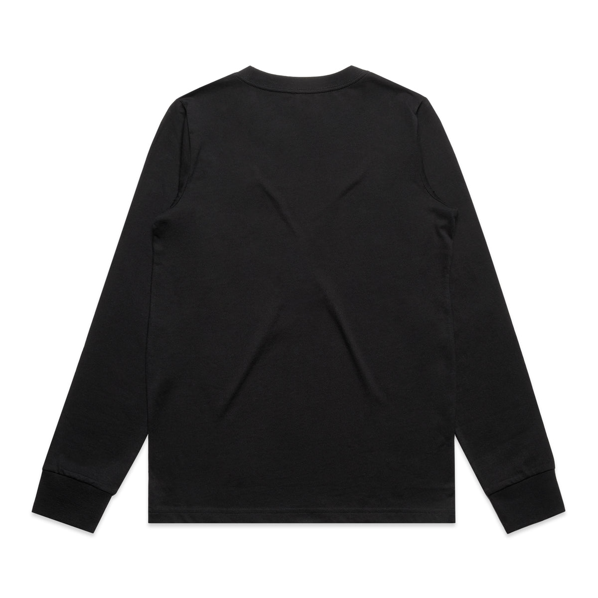 Wo's Maple L/S Tee 4020 - Black - Back