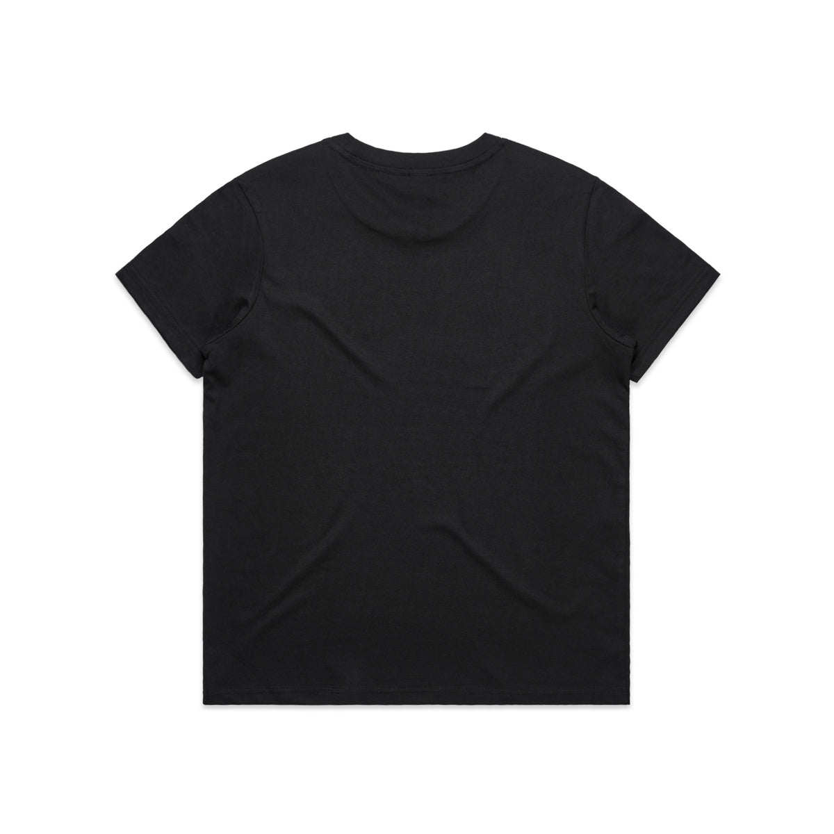 Wo's Maple Minus Tee [-8cm] 4025 - Black - Back