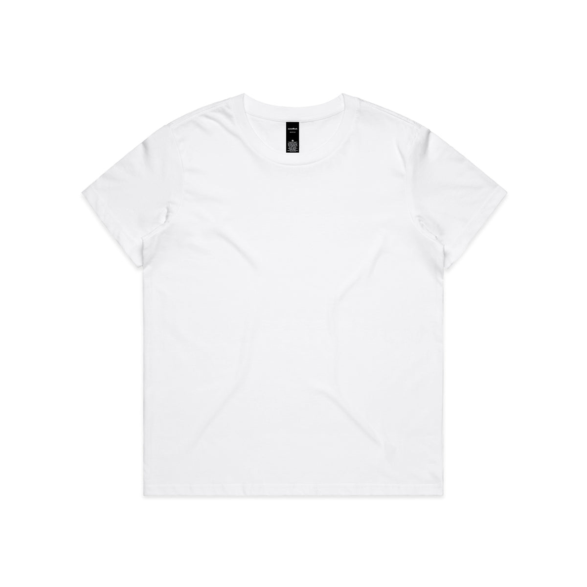 Wo's Maple Minus Tee [-8cm] 4025 - White - Front