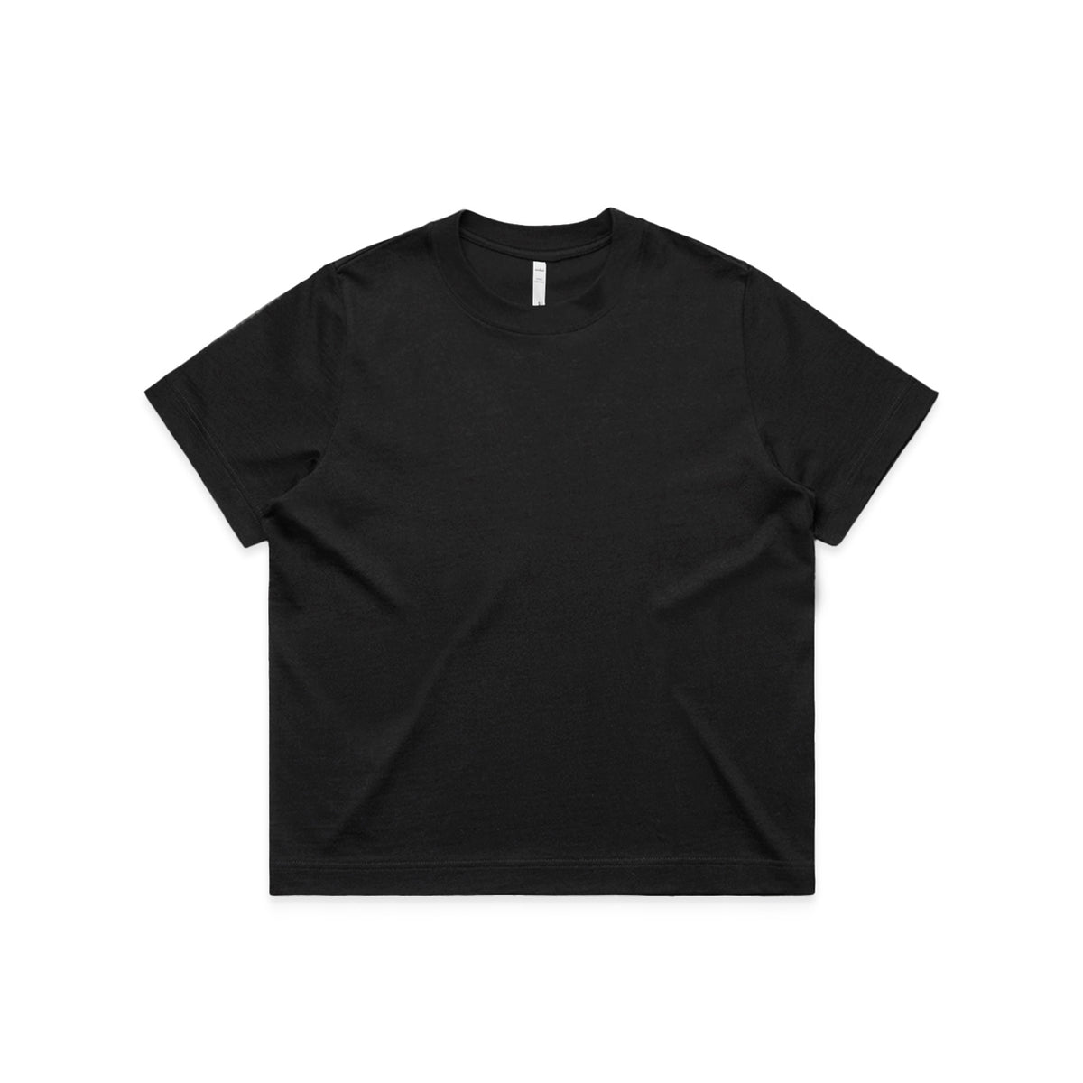 Wo's Box Tee 4030 - Black - Front