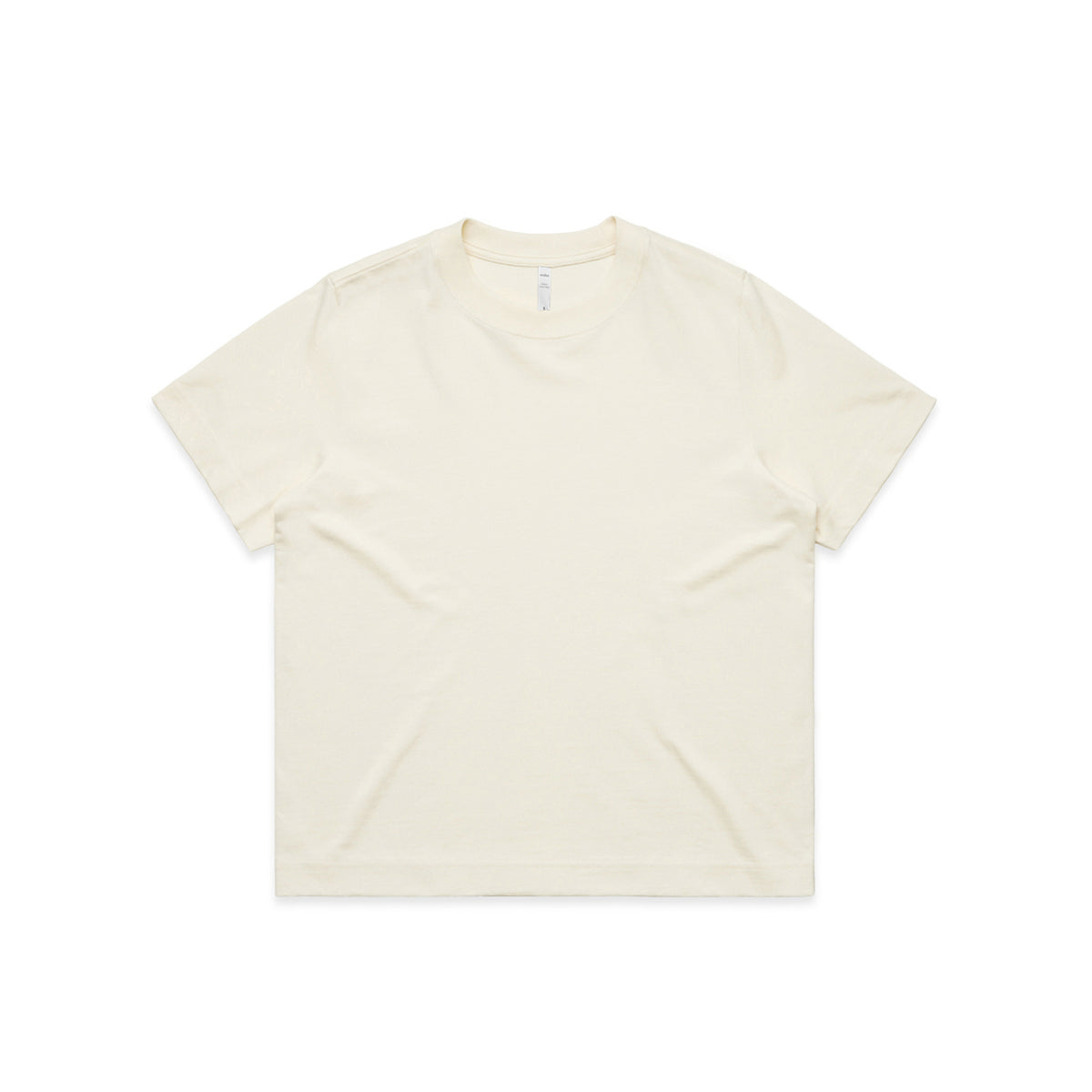 Wo's Box Tee 4030 - Ecru - Front