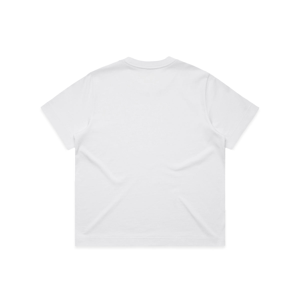 Wo's Box Tee 4030 - White - Back