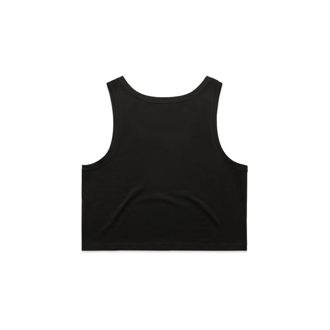 Wo's Crop Singlet 4031S - Black - Back