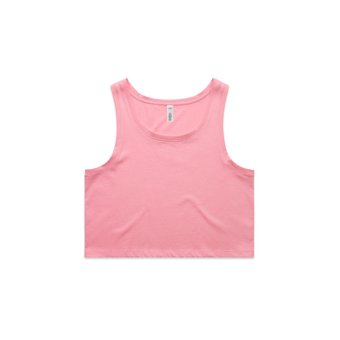 Wo's Crop Singlet 4031S - Bubblegum - Front